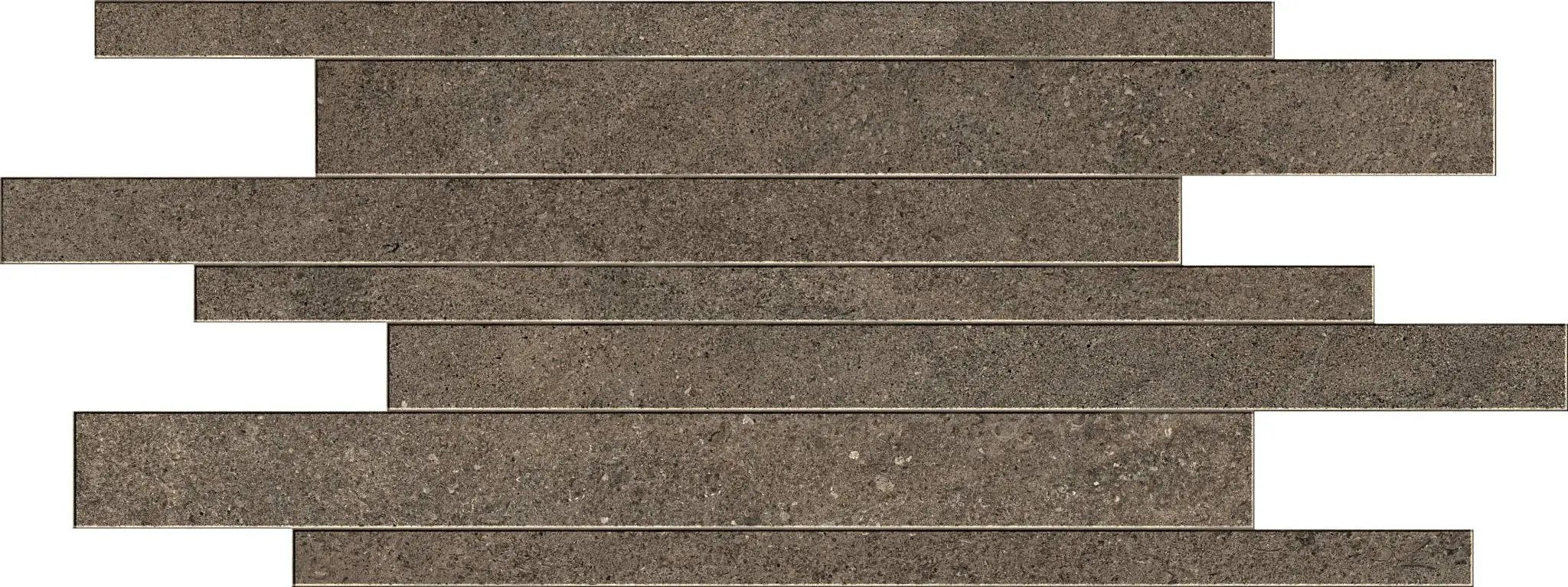 Infinity Earth Wall B Stone Look Porcelain Mosaics 12x24 by landmarkceramics