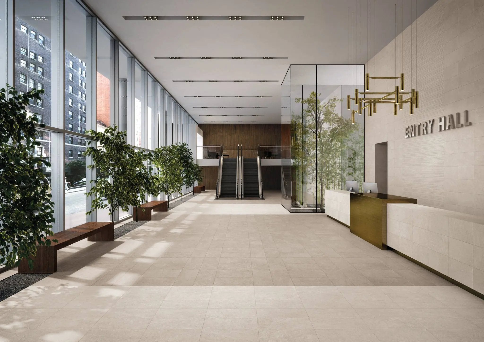 Infinity Desert Stone Look Porcelain Tiles 12x24 by landmarkceramics