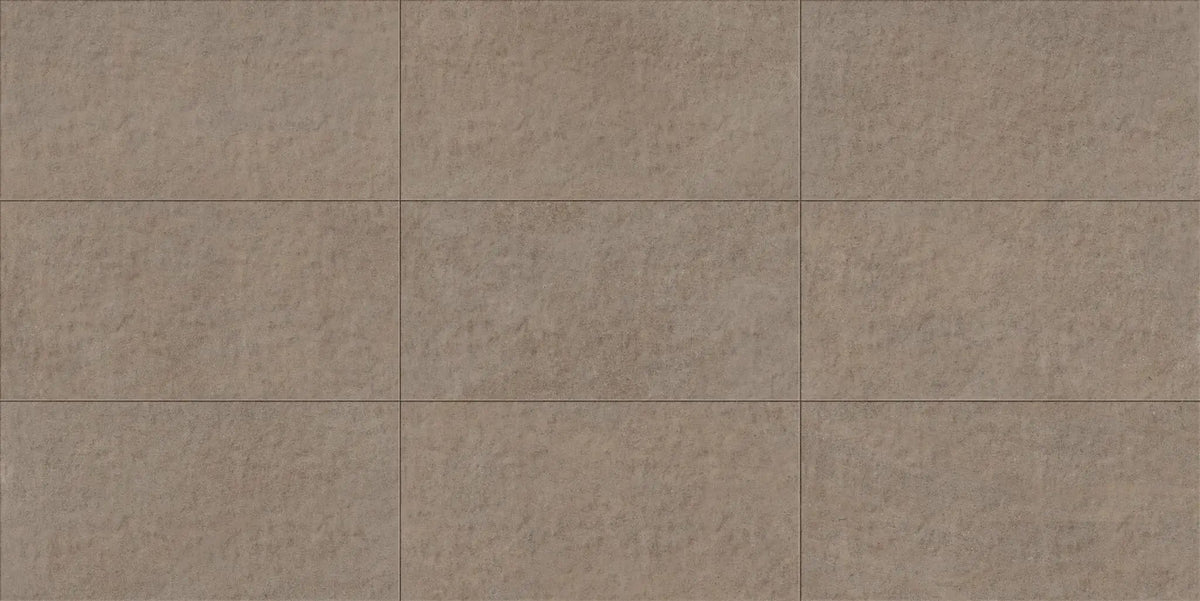 Infinity Space Cove Base Stone Look Porcelain 6x12 by landmarkceramics