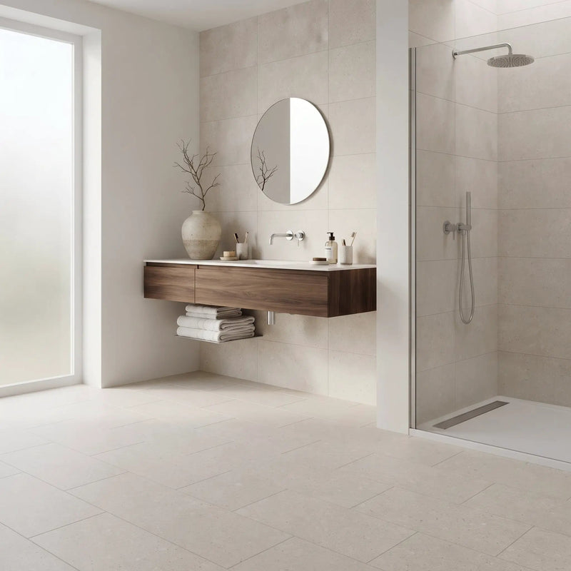 Infinity White Porcelain Tiles 12x24, photo 2 of 3