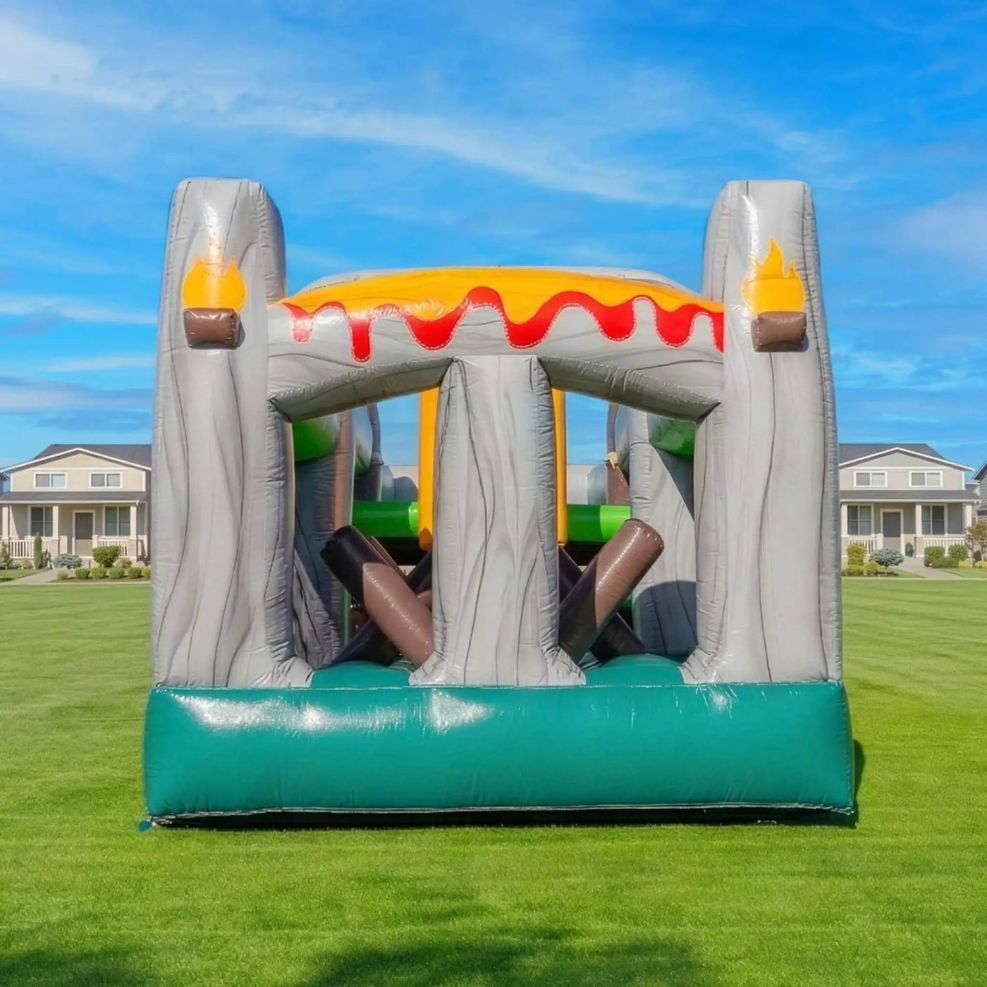 20FT Inflatable Dinosaur Obstacle Course With Blower (SAK90817) by SAKSBY WHOLESALE
