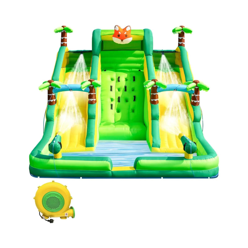 Inflatable Water Slide Park With Pool And Climbing Wall (SAK90736) by SAKSBY WHOLESALE