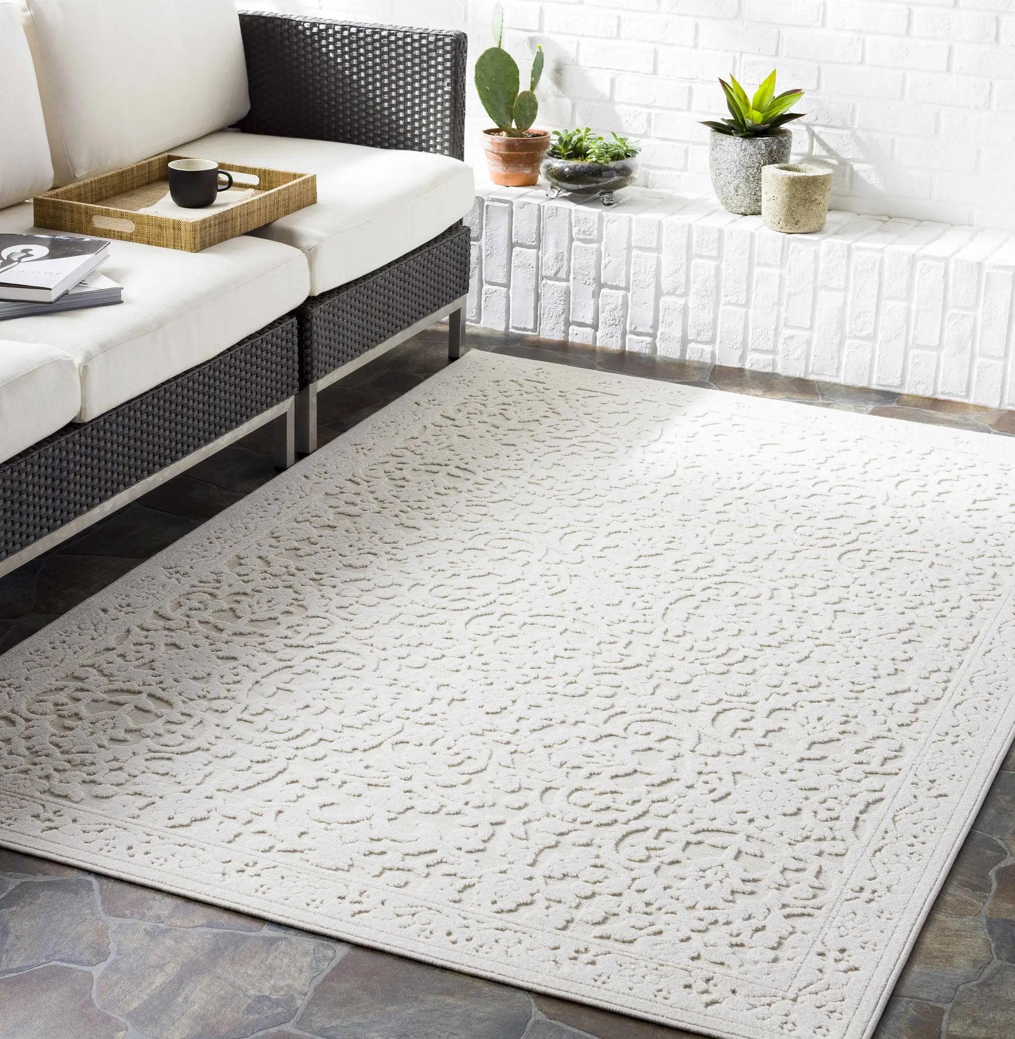 Innaloo 3D Outdoor Area Rug by Boutique Rugs