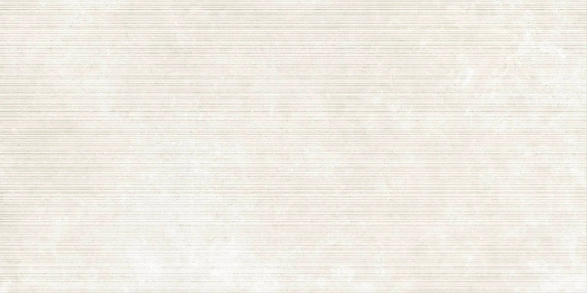 Veneer World Atelier Frame Line International White Limestone Look Porcelain Accent Tiles 24x48 by landmarkceramics