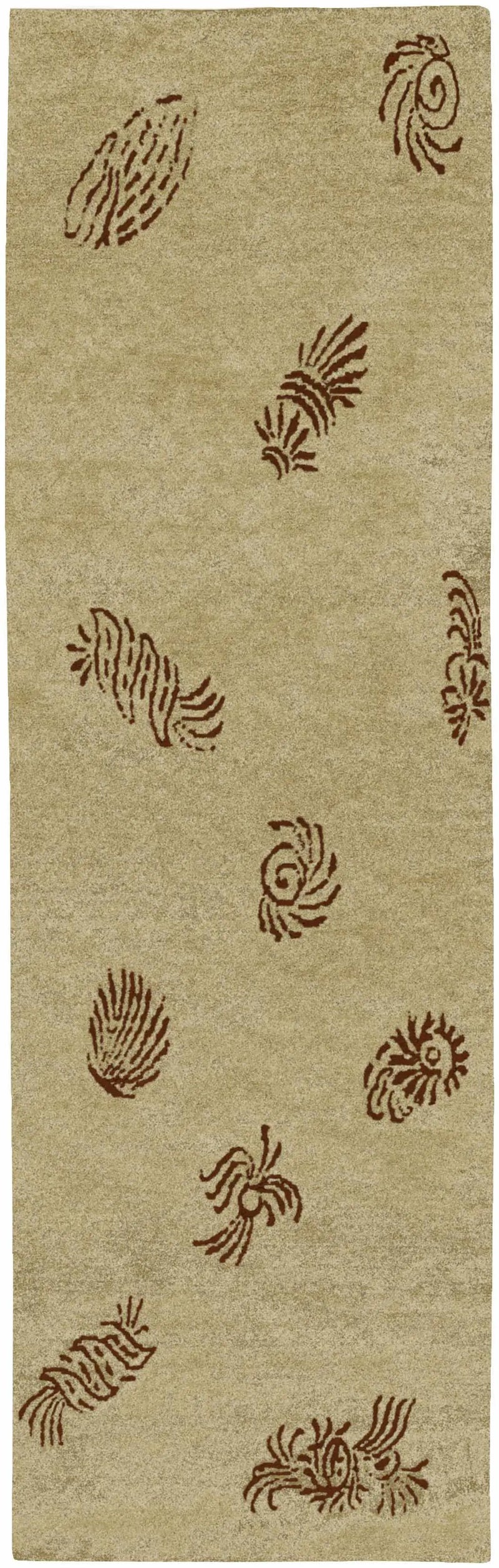 Yellow Premium Thick Wool Rug - Clearance by Boutique Rugs