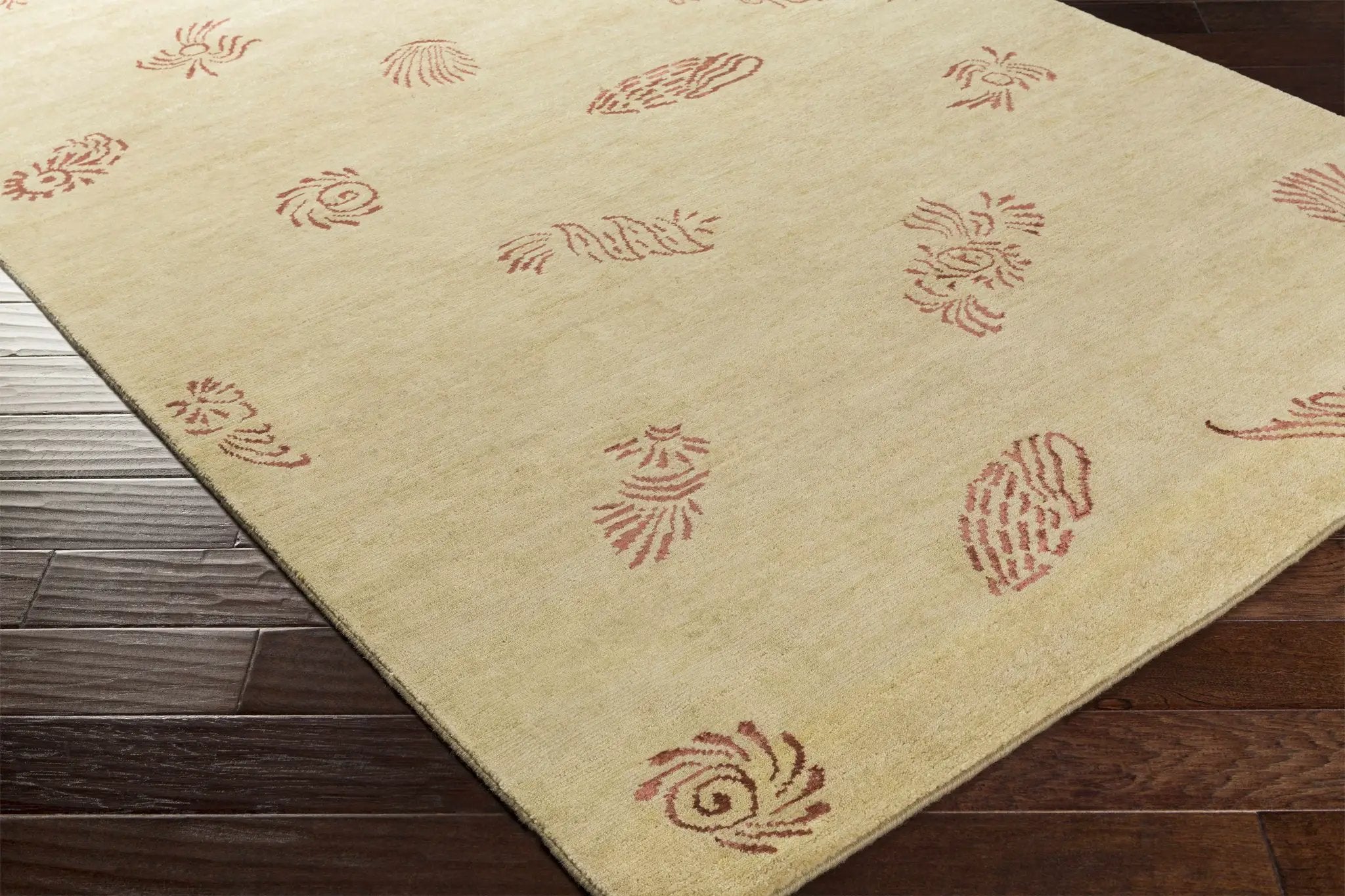 Yellow Premium Thick Wool Rug - Clearance by Boutique Rugs