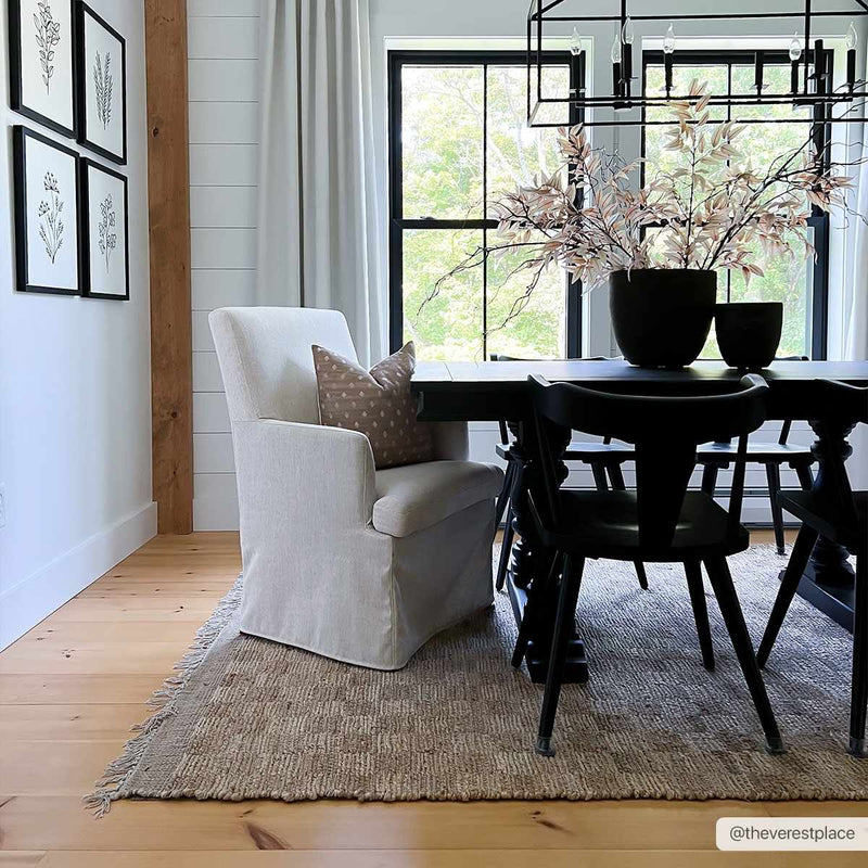 Ionut Checkered Jute Area Rug by Boutique Rugs