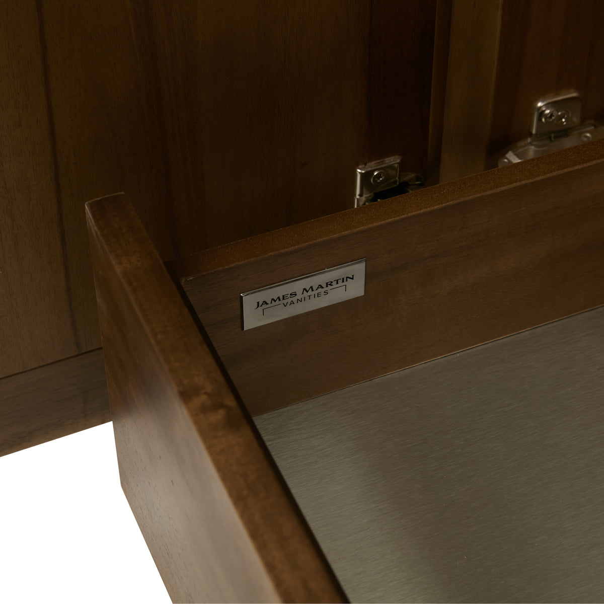 James Martin Marcello 36" Floating Single Bathroom Vanity, Chestnut, view 17