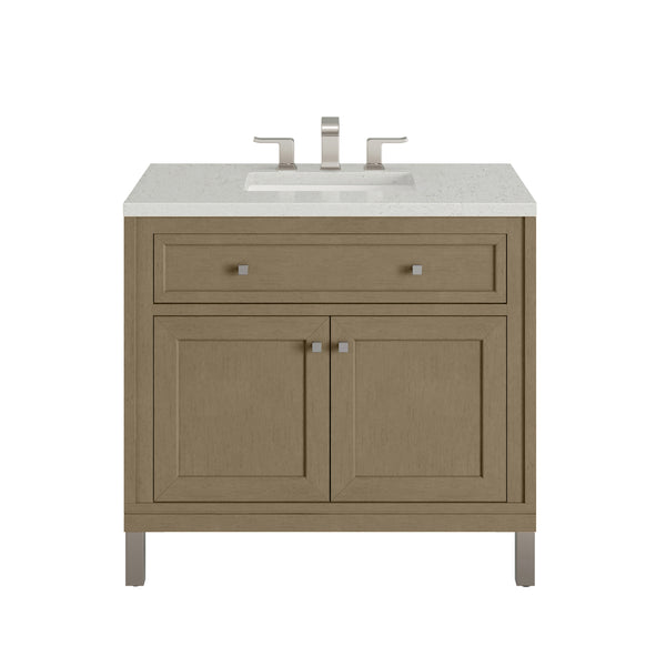James Martin Chicago 36" Single Bathroom Vanity, Walnut Whisper