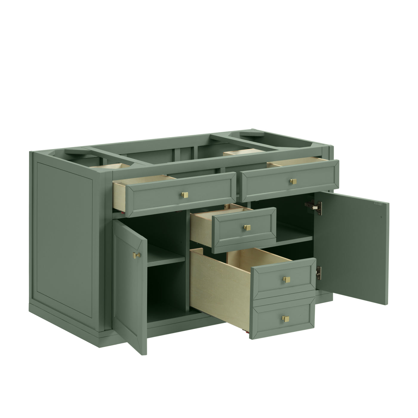 James Martin Chicago 48" Single Bathroom Vanity, Smokey Celadon by James Martin