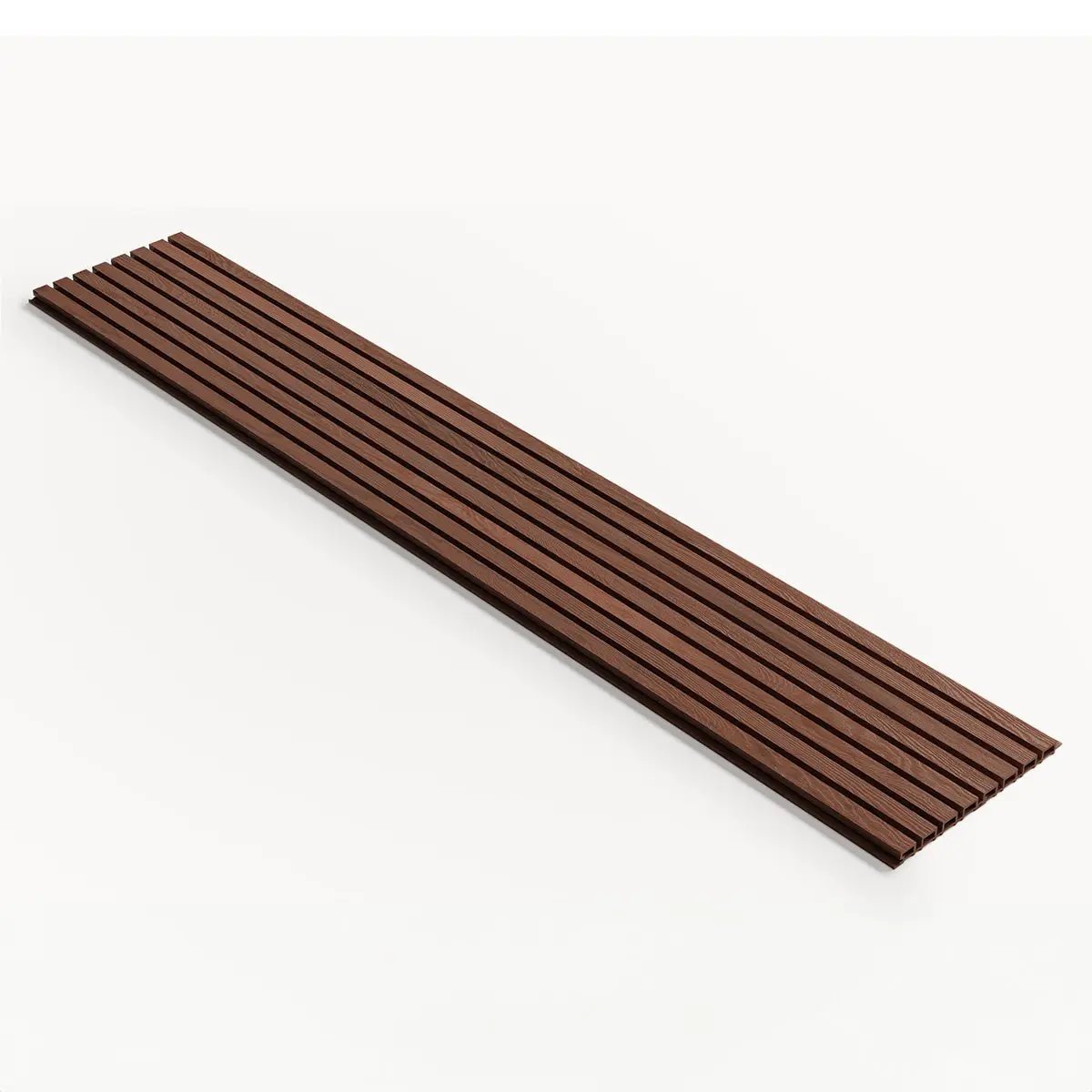 Exterior Wood-Look Composite Slat Panels by andor willow