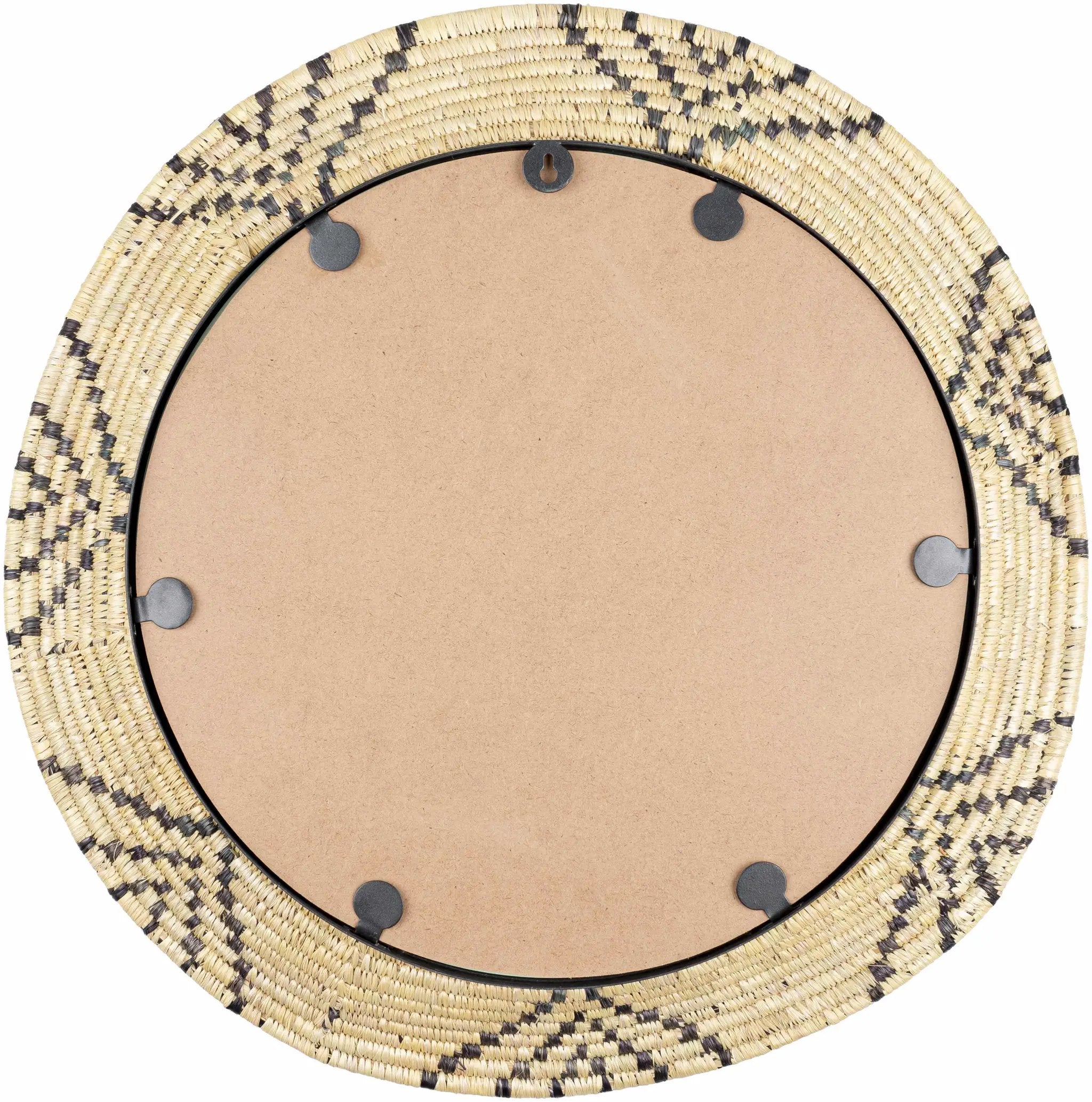 Ipilan Moonj Grass Starburst Round Mirror - Clearance by Boutique Rugs