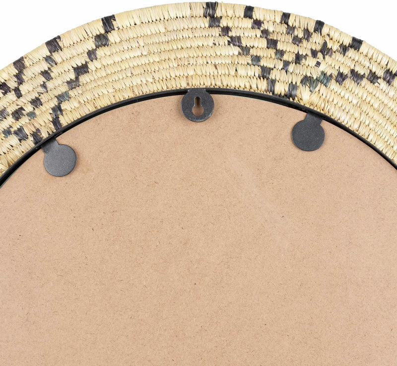 Ipilan Moonj Grass Starburst Round Mirror - Clearance by Boutique Rugs