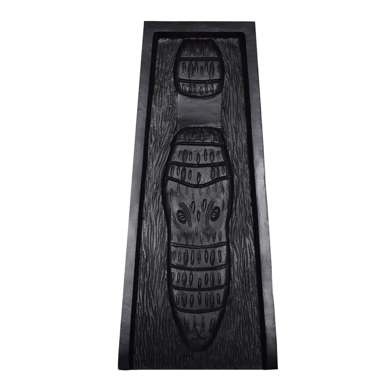 Black Alligator 24-in Cast Aluminum Downspout Gutter Splash Block by Sharicks