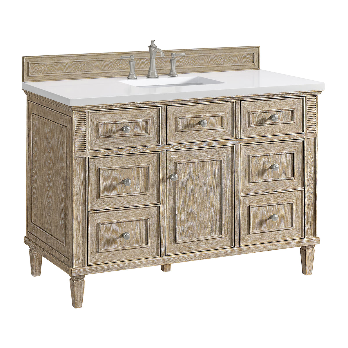 James Martin Lorelai 48" Single Bathroom Vanity, Whitewashed Oak, view 23