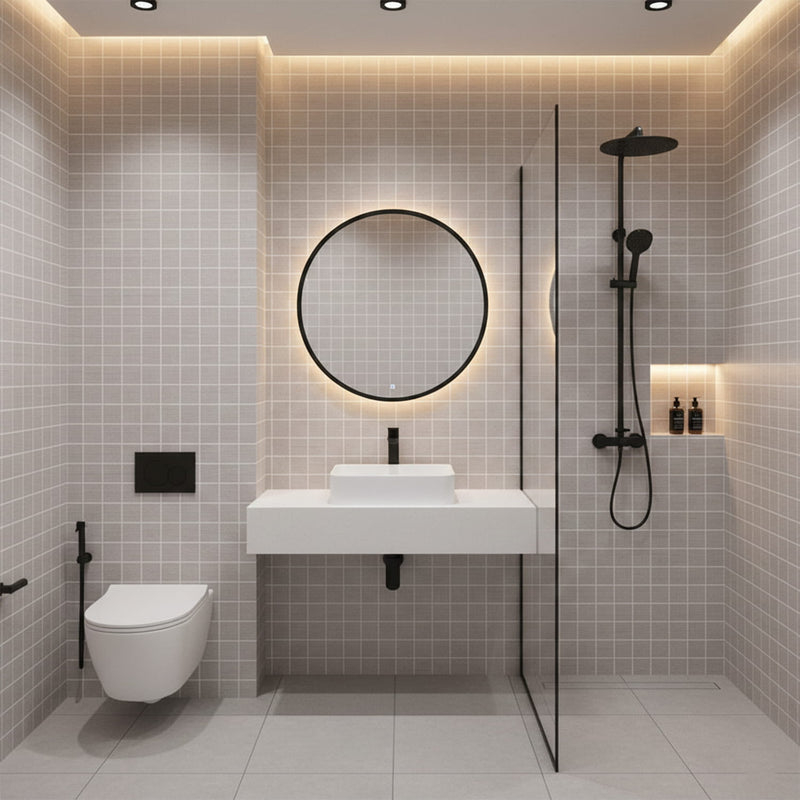 Iridian Matte 2x2 Fabric Look Porcelain Mosaics 12x12 Porcelain Matte 12x12 Mosaics — 2
