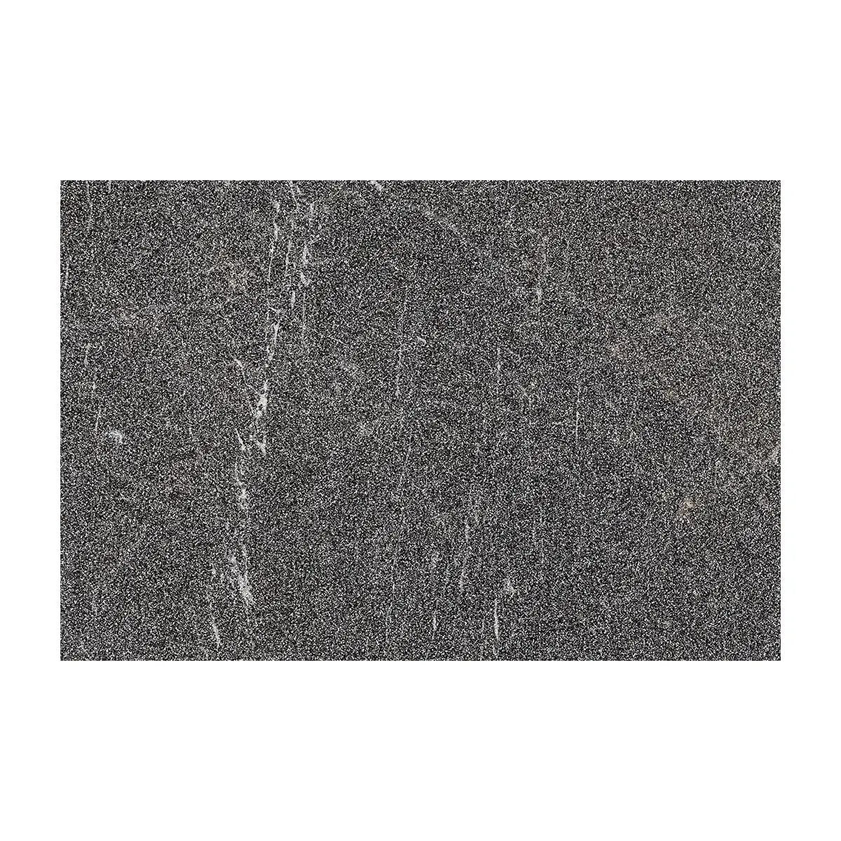 Iris Black Fine Textured Marble Tiles 24x36 by Stonetiledepot