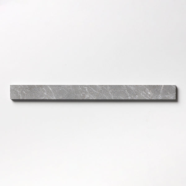 Iris Black Fine Textured Plank Marble Tiles 1 9/16x18