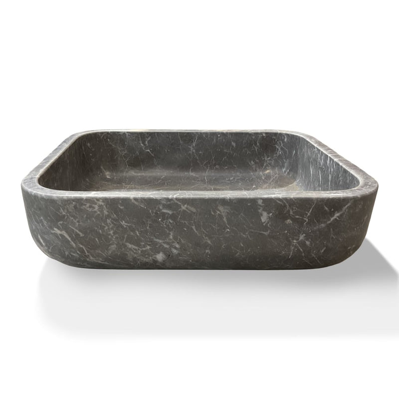 Iris Black Honed Oasis Marble Sink 18x22 Marble Honed 18x36 Sink — 2