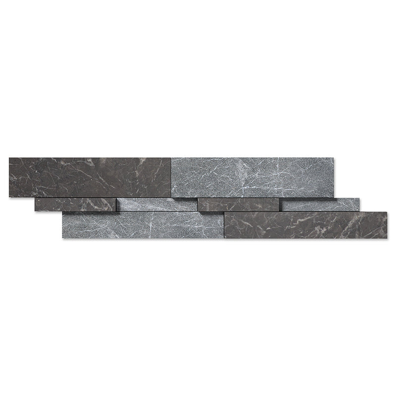 Iris Black Multi Finish Marble Accent Tiles New Elevation Pattern Marble Multi Finish Various Accent Tiles