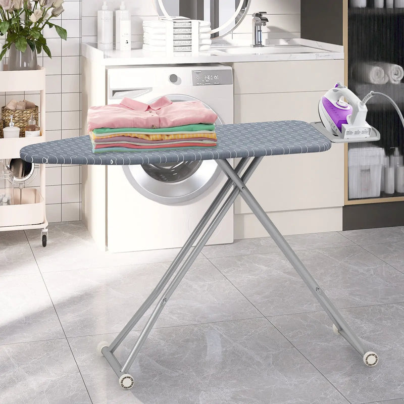 Ironing Board with Iron Rest and Removable Silver-Gray by DirectDeals