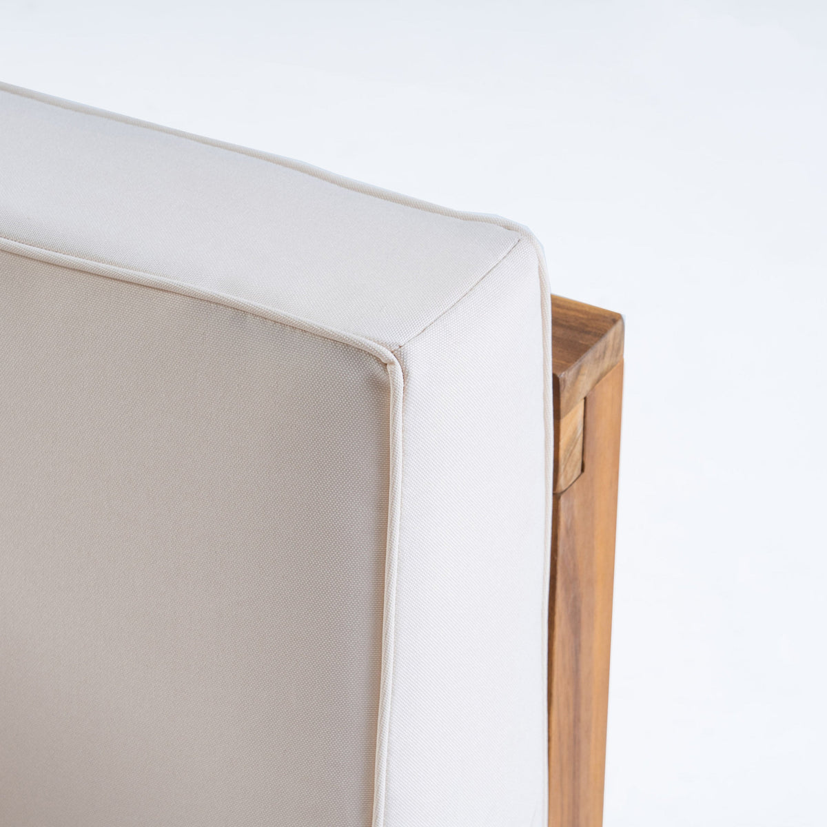 Oana L Arm Chair with Acacia Wood Frame - Multiple Colors, photo 10 of 10