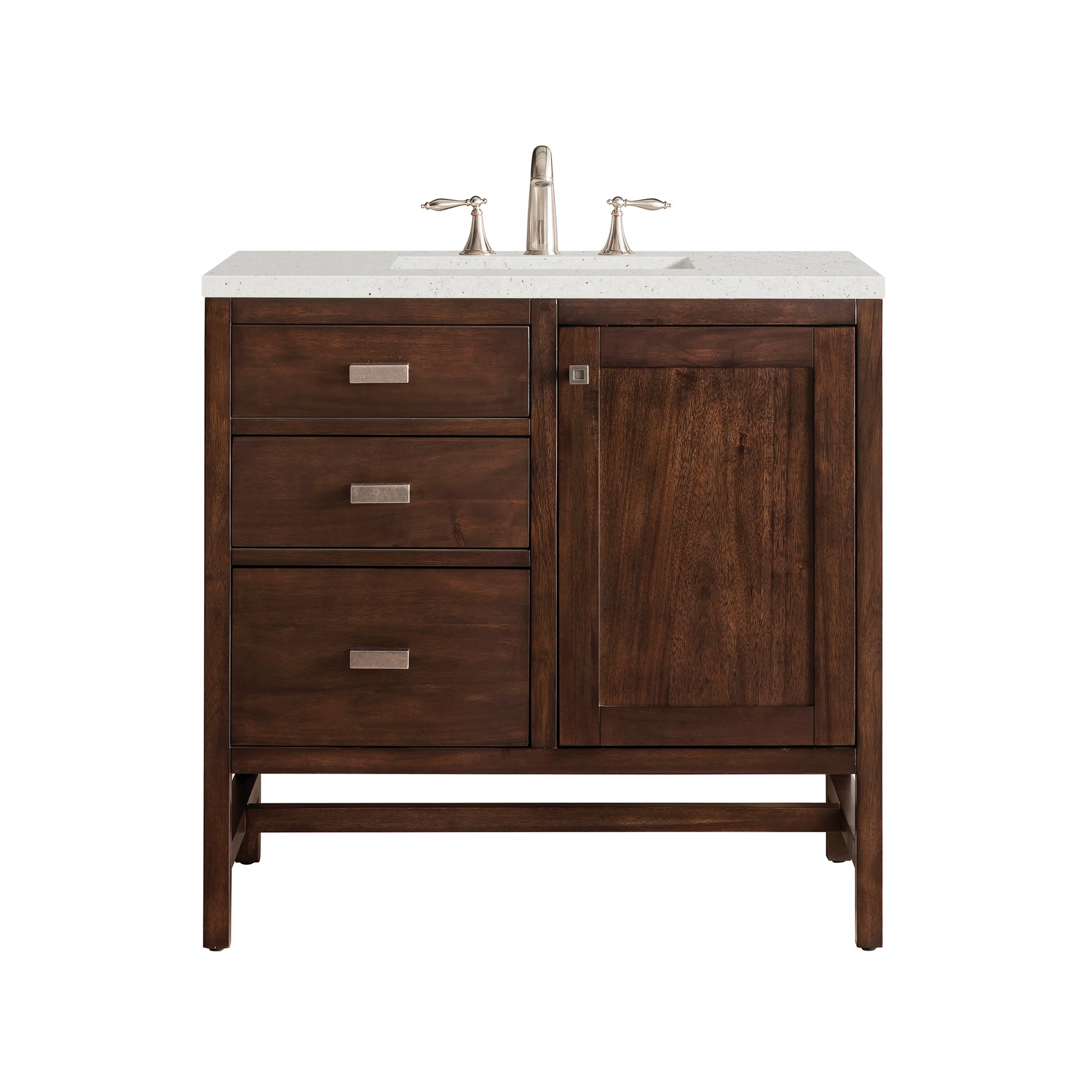 James Martin Addison 36" Single Bathroom Vanity, Mid-Century Acacia by James Martin