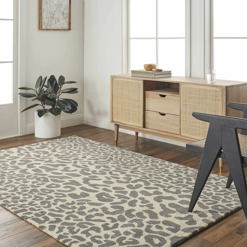 Iseul Leopard Print Area Rug - Clearance by Boutique Rugs