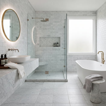 Italian Carrara Honed · 12x12