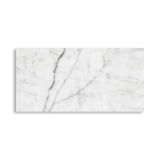 Italian Carrara Honed Marble Tiles 2 3/4x5 1/2