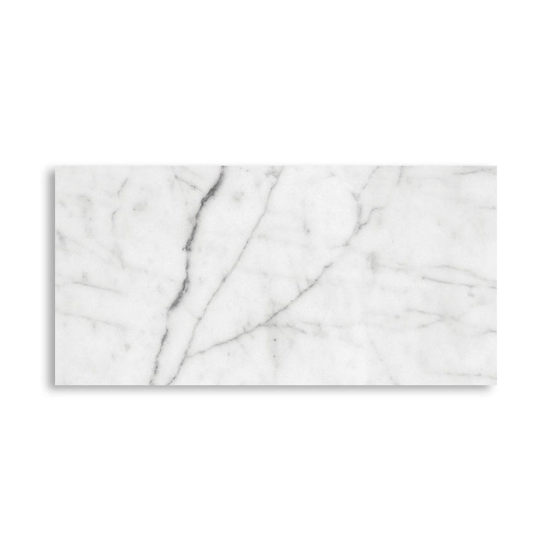 Italian Carrara Honed Marble Tiles 2 3/4x5 1/2 Marble Honed 3x12 Tiles