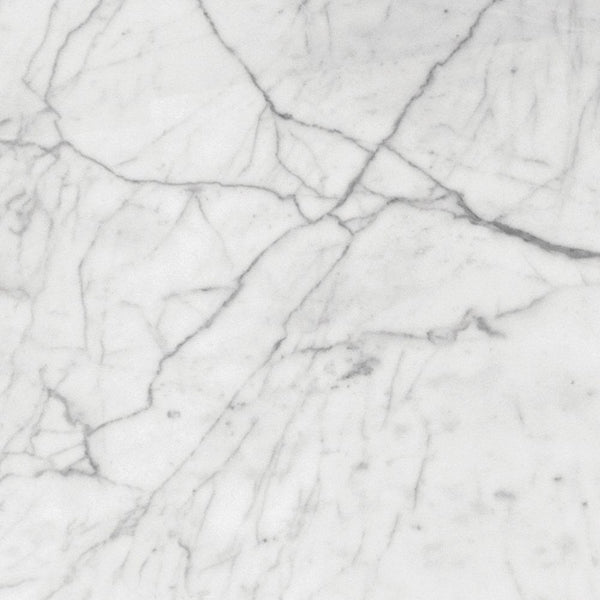 Italian Carrara Polished Marble Tiles 18x18