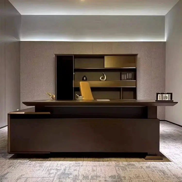 Atlee · Modern L-Shaped Executive Desk by Arc Grove