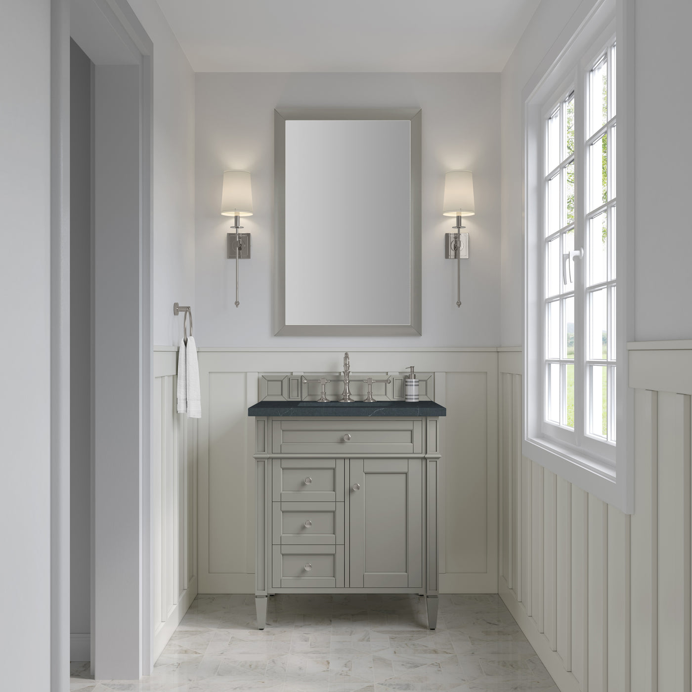 James Martin Brittany 30" Single Bathroom Vanity, Urban Gray by James Martin