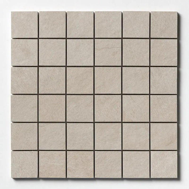 Ivory Flow 2x2 Mos Natural Rect 12x12 Ft2 by Stonetiledepot