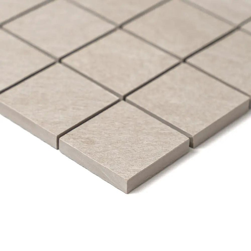 Ivory Flow Natural Matte Herringbone 5/8x3 Porcelain Mosaics 10 7/16x12 13/16 by Stonetiledepot