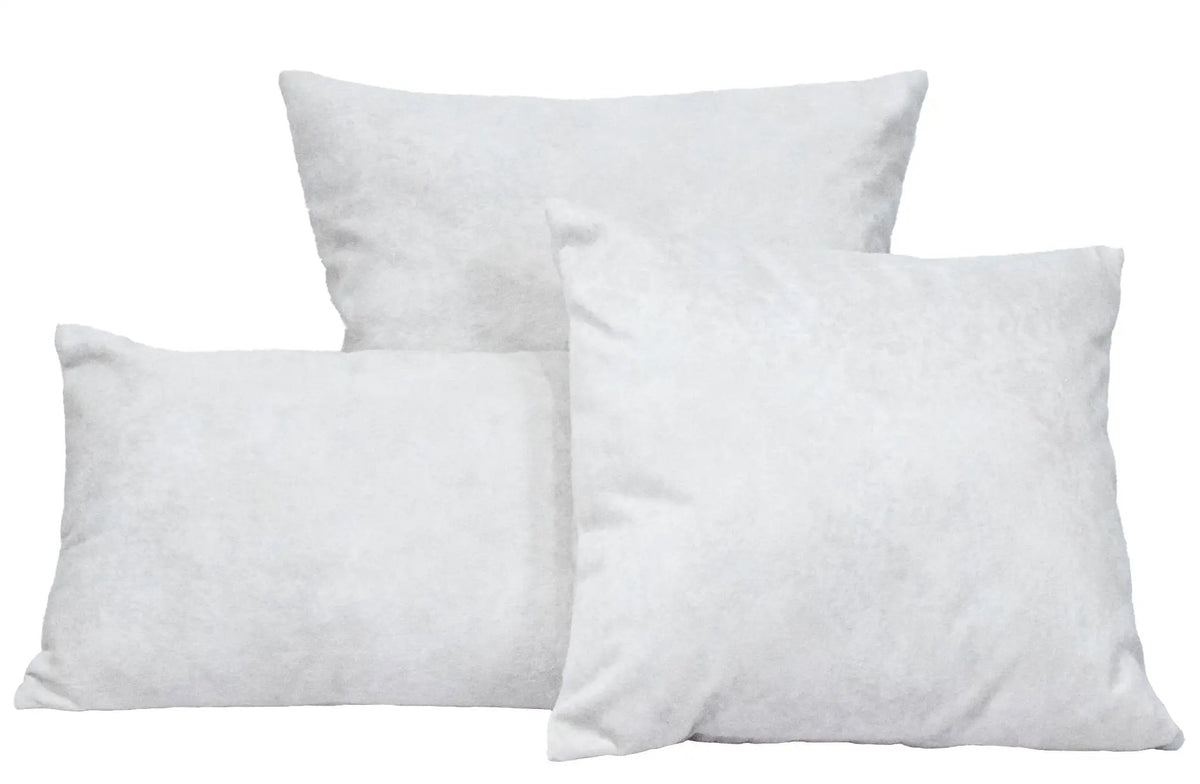 Ivory Square and Lumbar Luxury Velvet Pillow | TRDPL01 by The Rug Decor