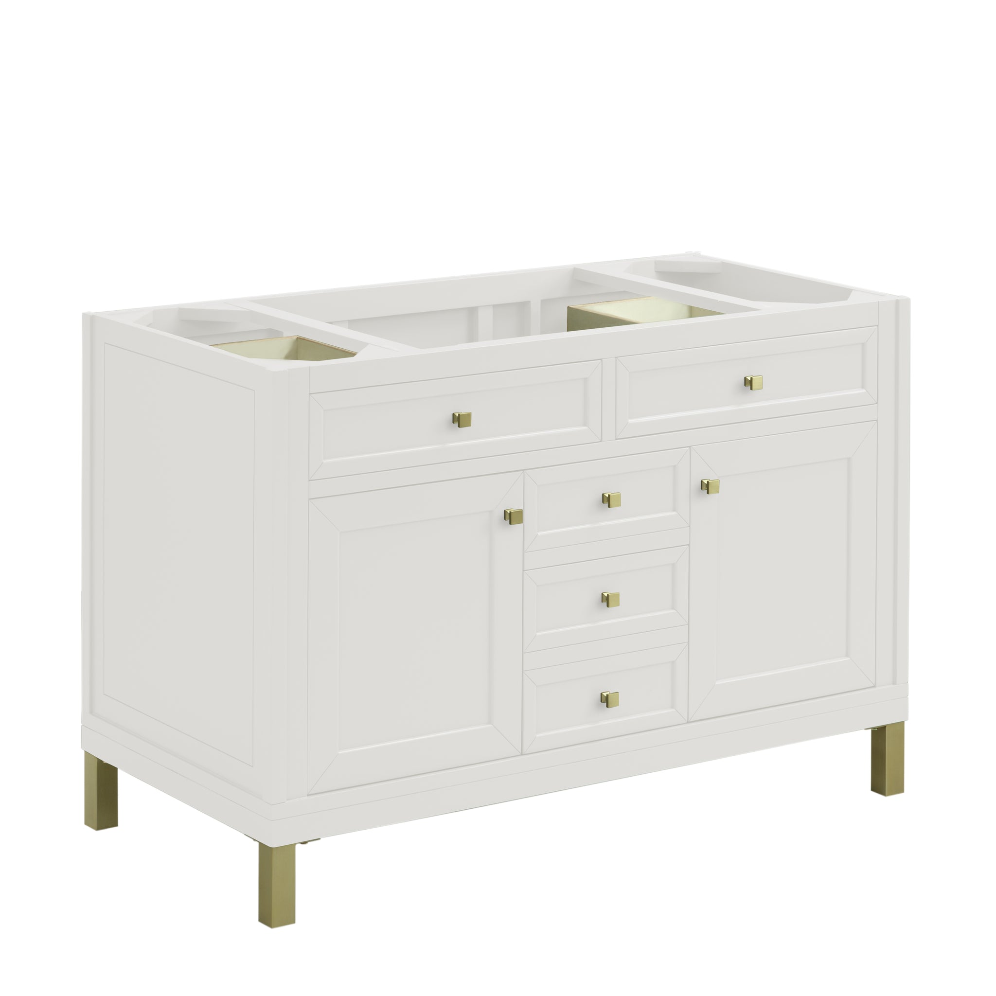 James Martin Chicago 48" Single Vanity Cabinet, Glossy White