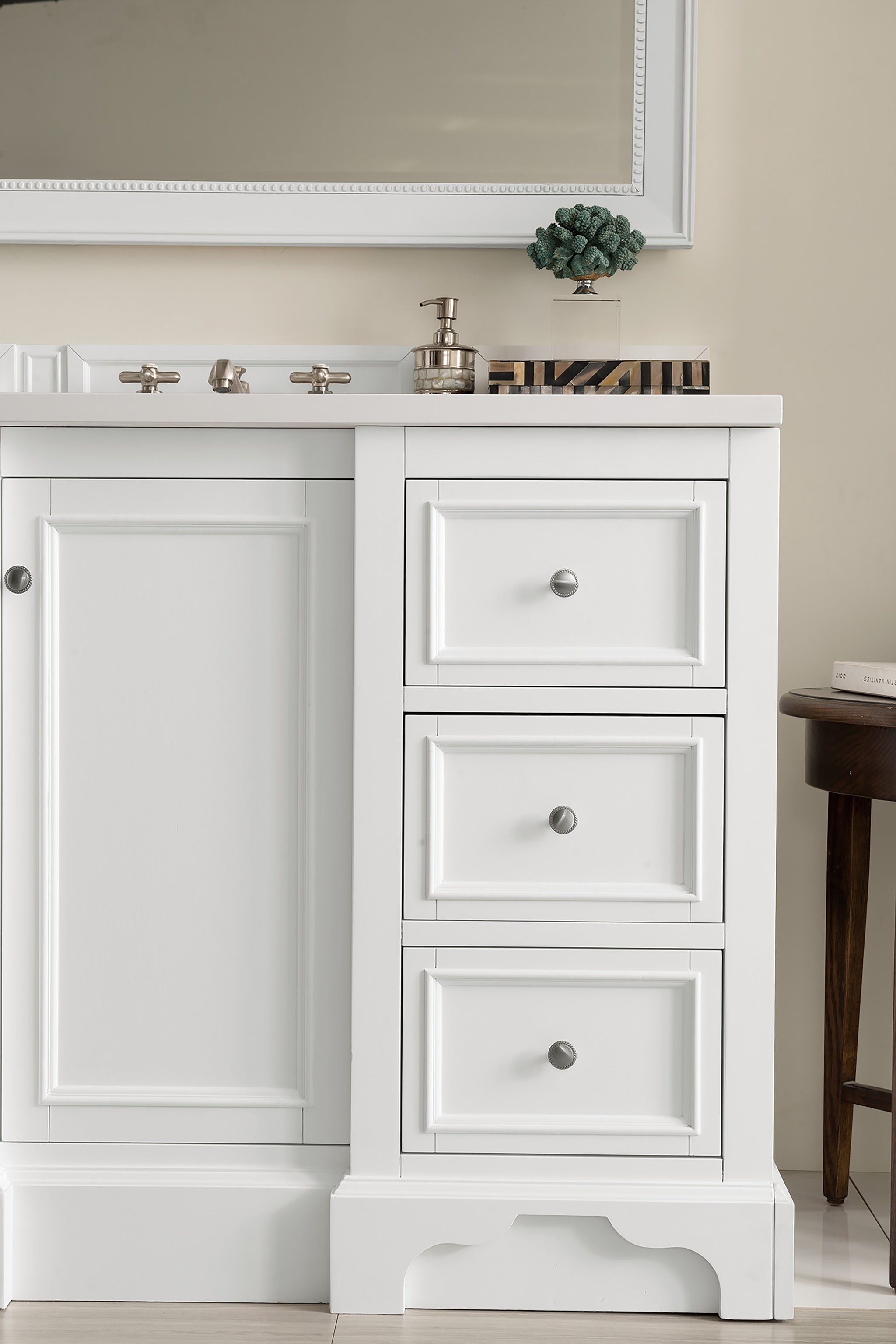 James Martin De Soto 48" Single Bathroom Vanity, Bright White, view 17