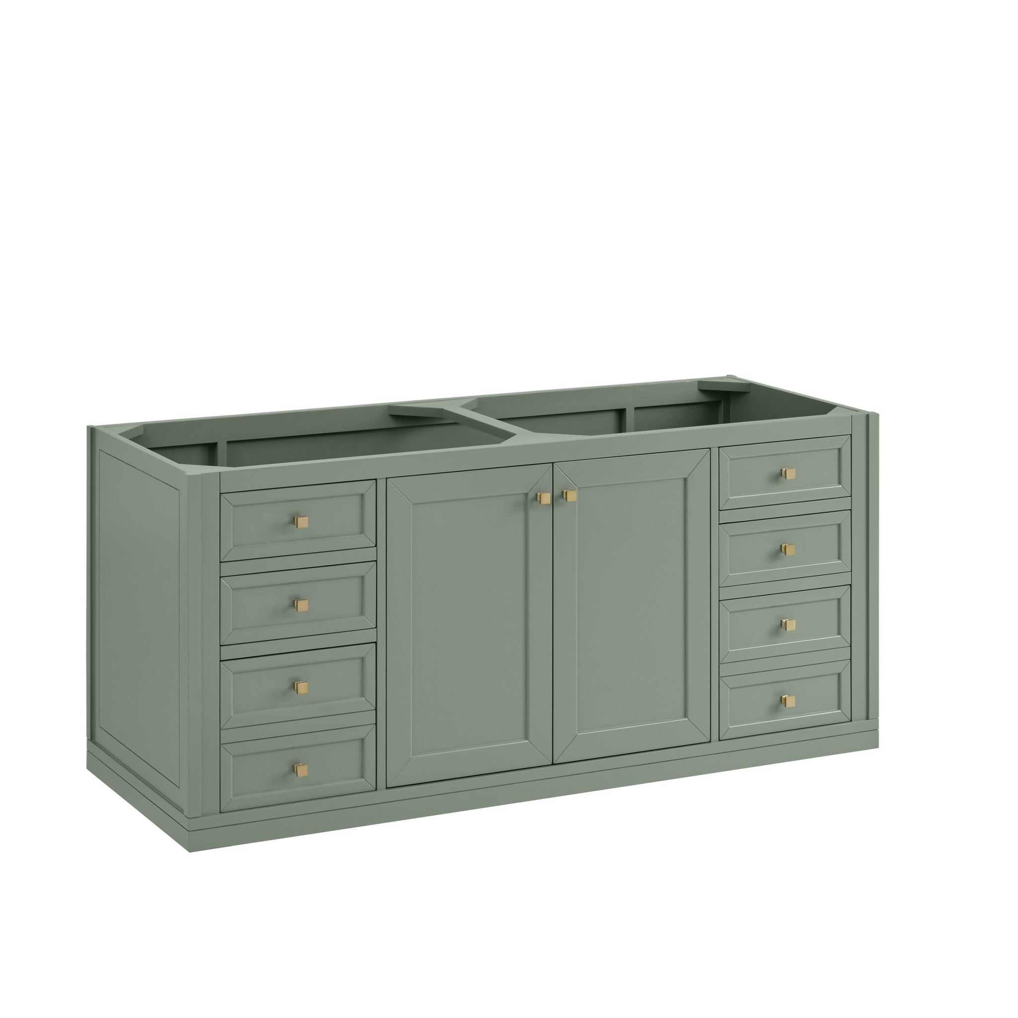 James Martin Chicago 60" Double Vanity Cabinet, Smokey Celadon by James Martin