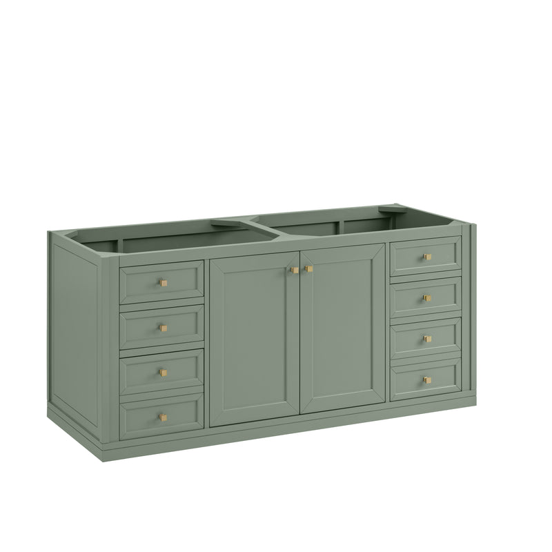 James Martin Chicago 60" Double Vanity Cabinet, Smokey Celadon by James Martin