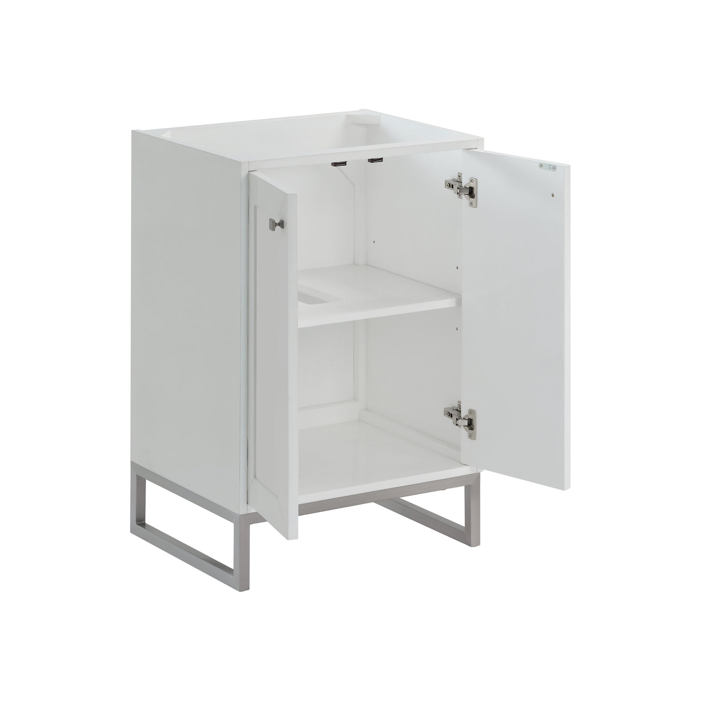 James Martin Chianti 24" Single Bathroom Vanity, Glossy White by James Martin