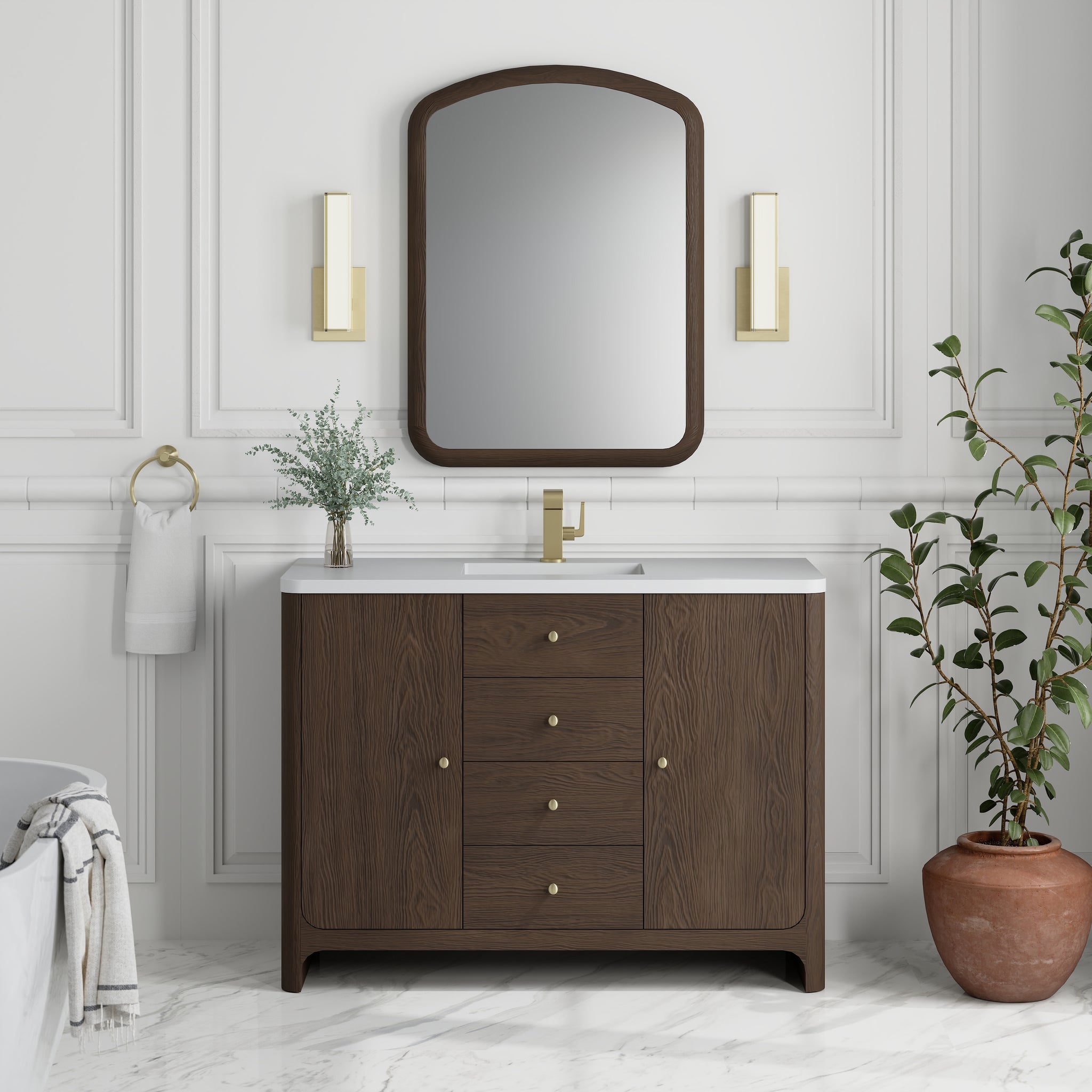 James Martin Gracyn 48" Single Bathroom Vanity, Sable, view 22