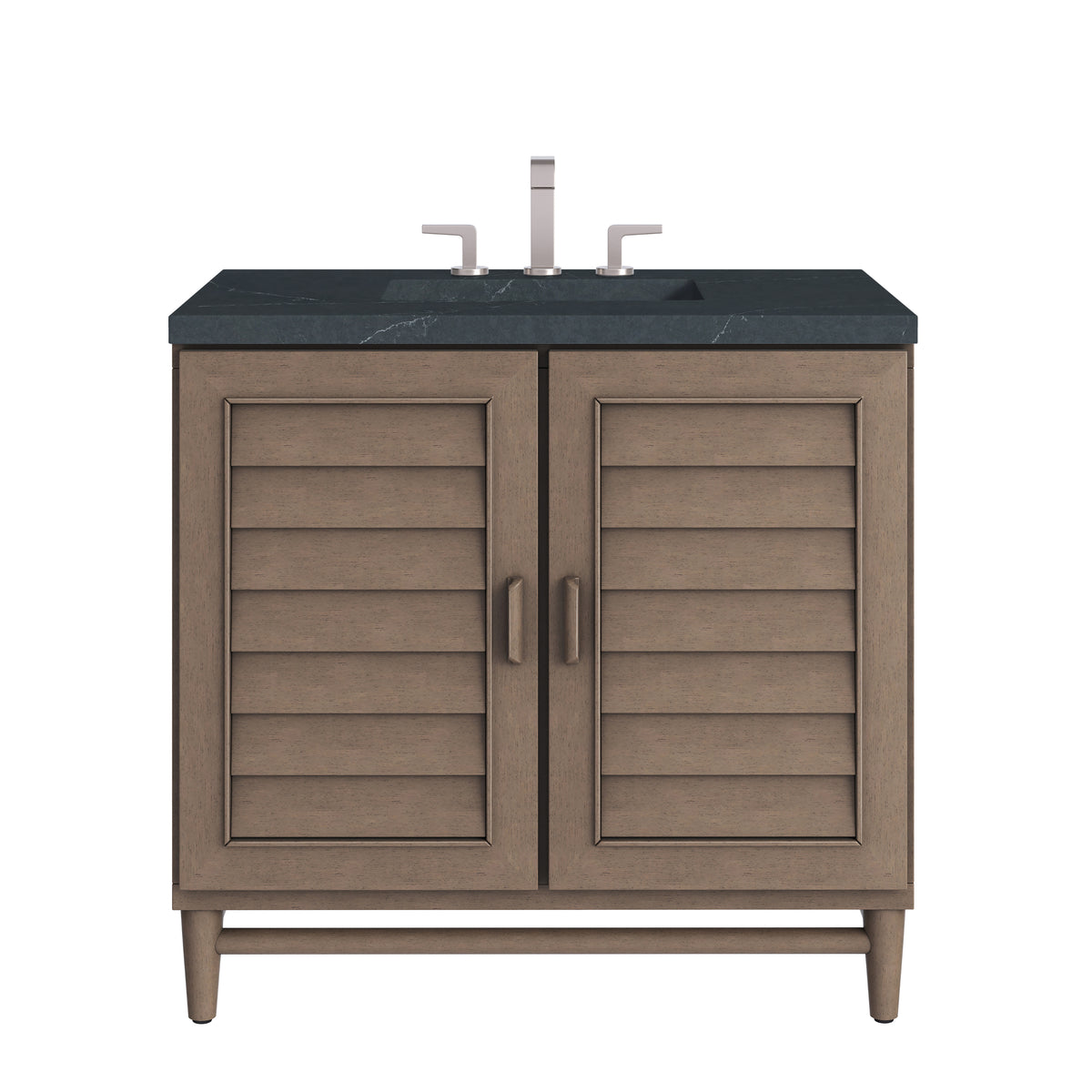 James Martin Portland 36" Single Bathroom Vanity, Whitewashed Walnut, view 33