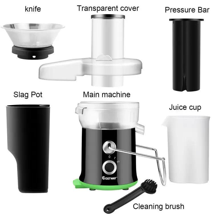 2 Speed Wide Mouth Fruit & Vegetable Electric Juicer by DirectDeals