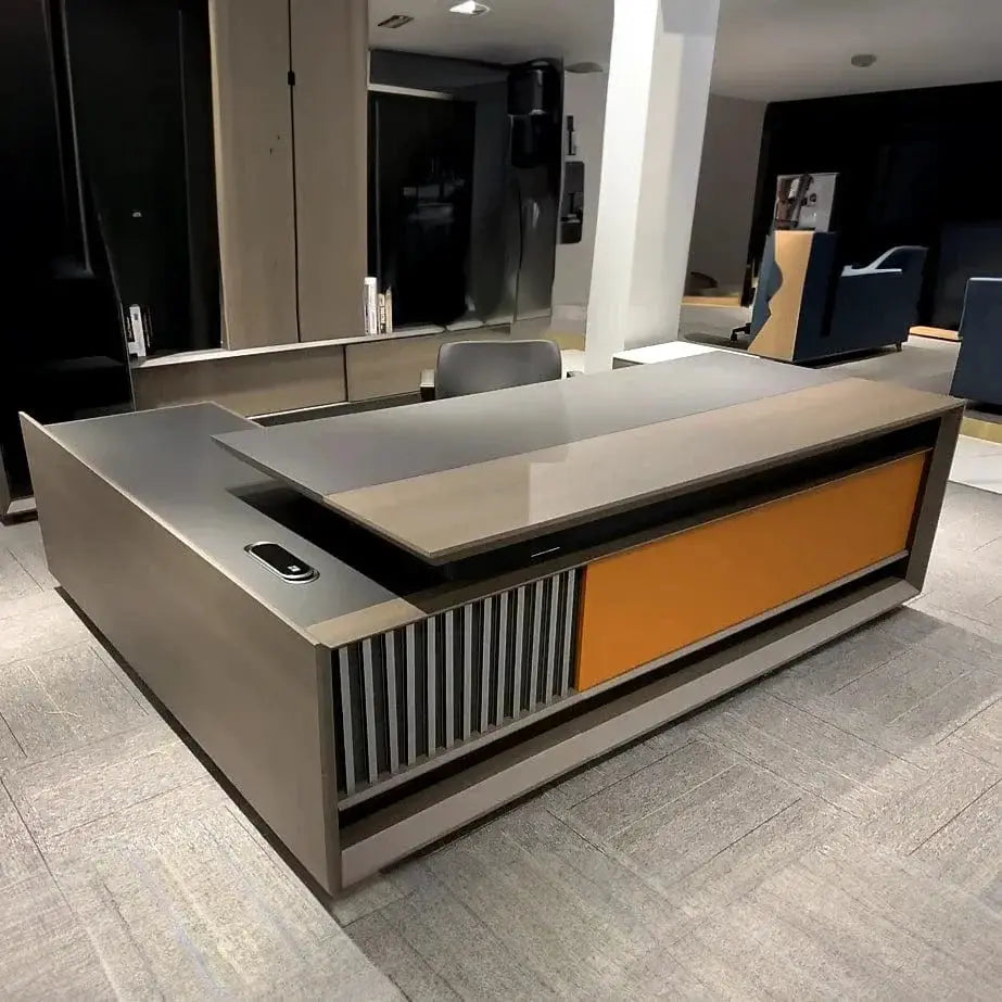 Hurst · Modern L-Shaped Executive Desk by Arc Grove