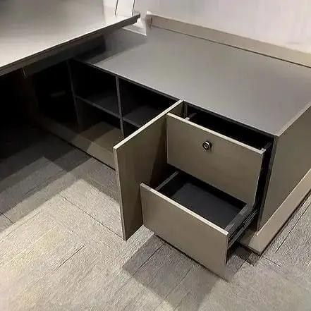 Hurst · Modern L-Shaped Executive Desk by Arc Grove
