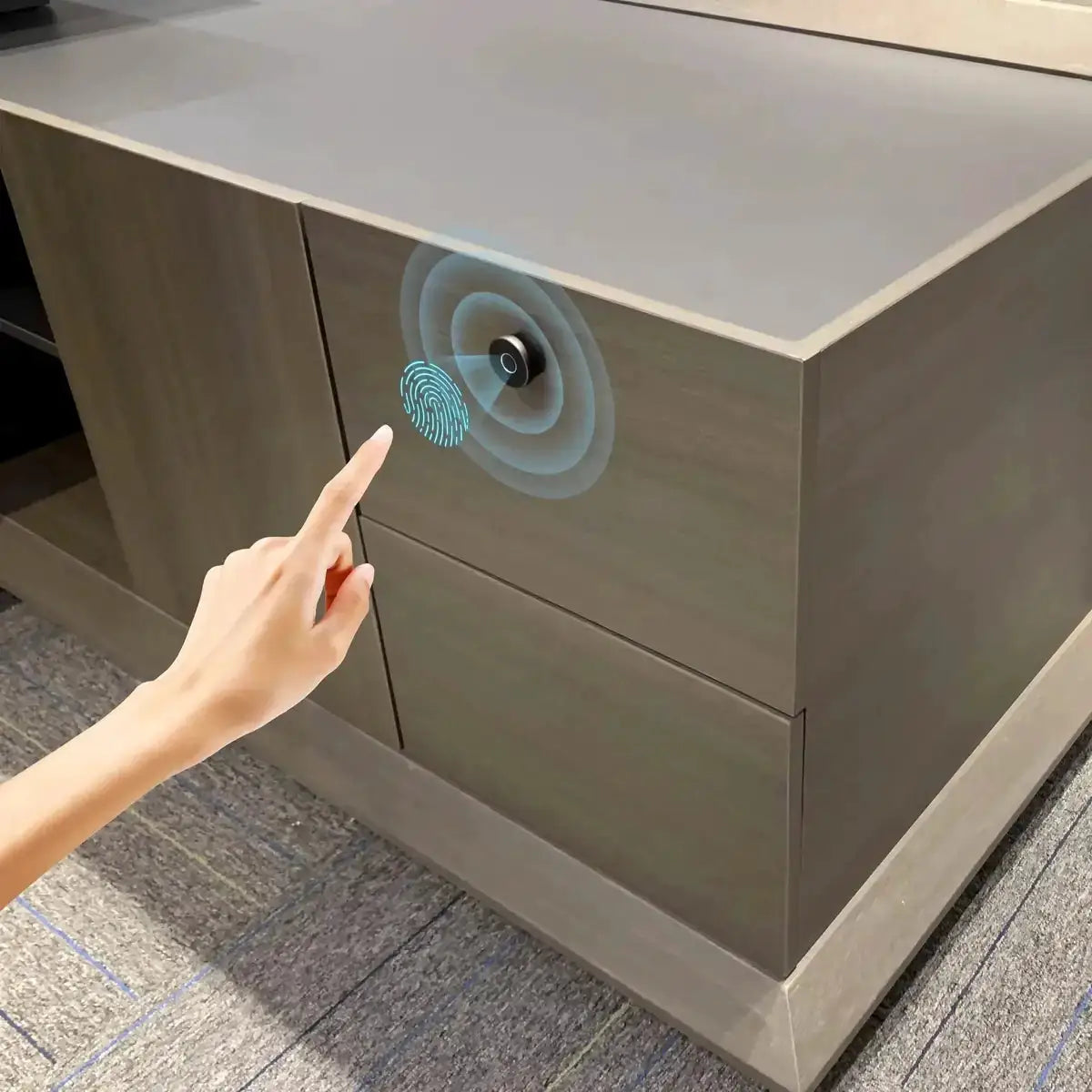 Hurst · Modern L-Shaped Executive Desk by Arc Grove
