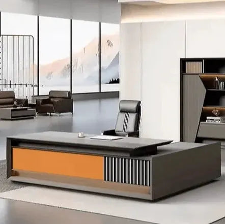 Hurst · Modern L-Shaped Executive Desk by Arc Grove