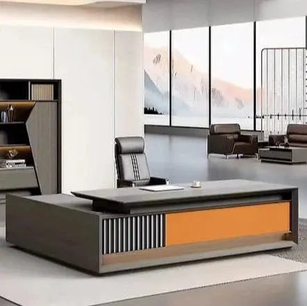 Hurst · Modern L-Shaped Executive Desk by Arc Grove